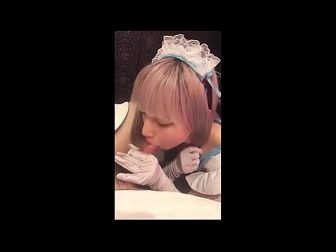 ❤️ Japonè idol [mayuka], kostim sèvant franse, pati 1, pip ak jerk off ak losyon ️❌ Super sèks nan nou ❌️❤